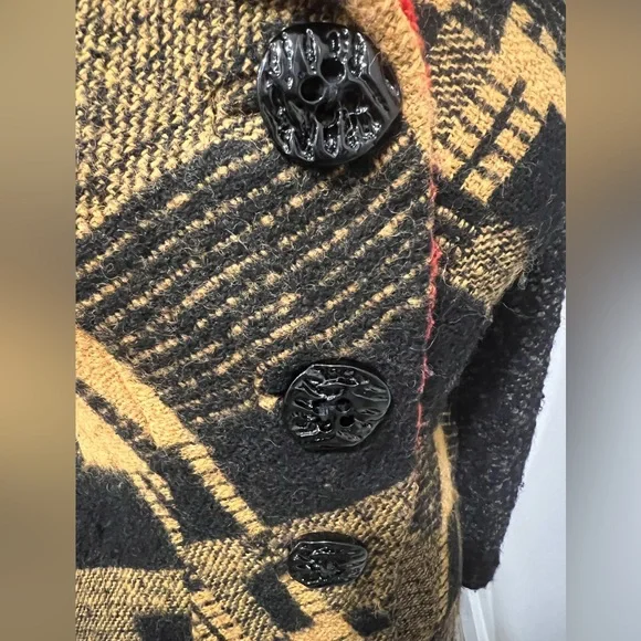 AN REN NEW YORK Multicolor Wool Knit Coat 🖼️ - Picture 7 of 11